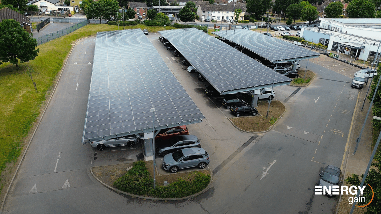 Central Park Leisure Centre Solar Carport