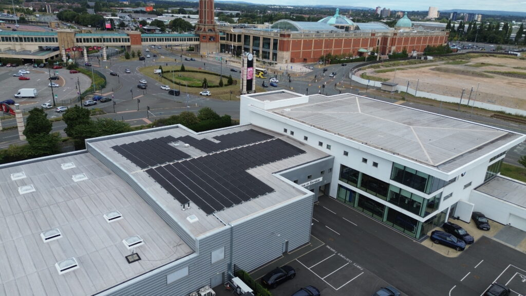 BMW Williams Trafford Park Commercial Solar Installation Case Study